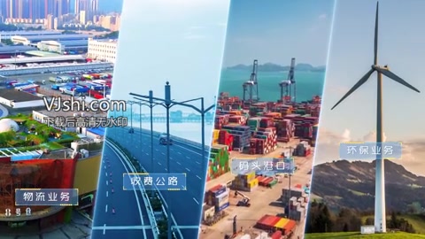 分屏图文展示金融报表