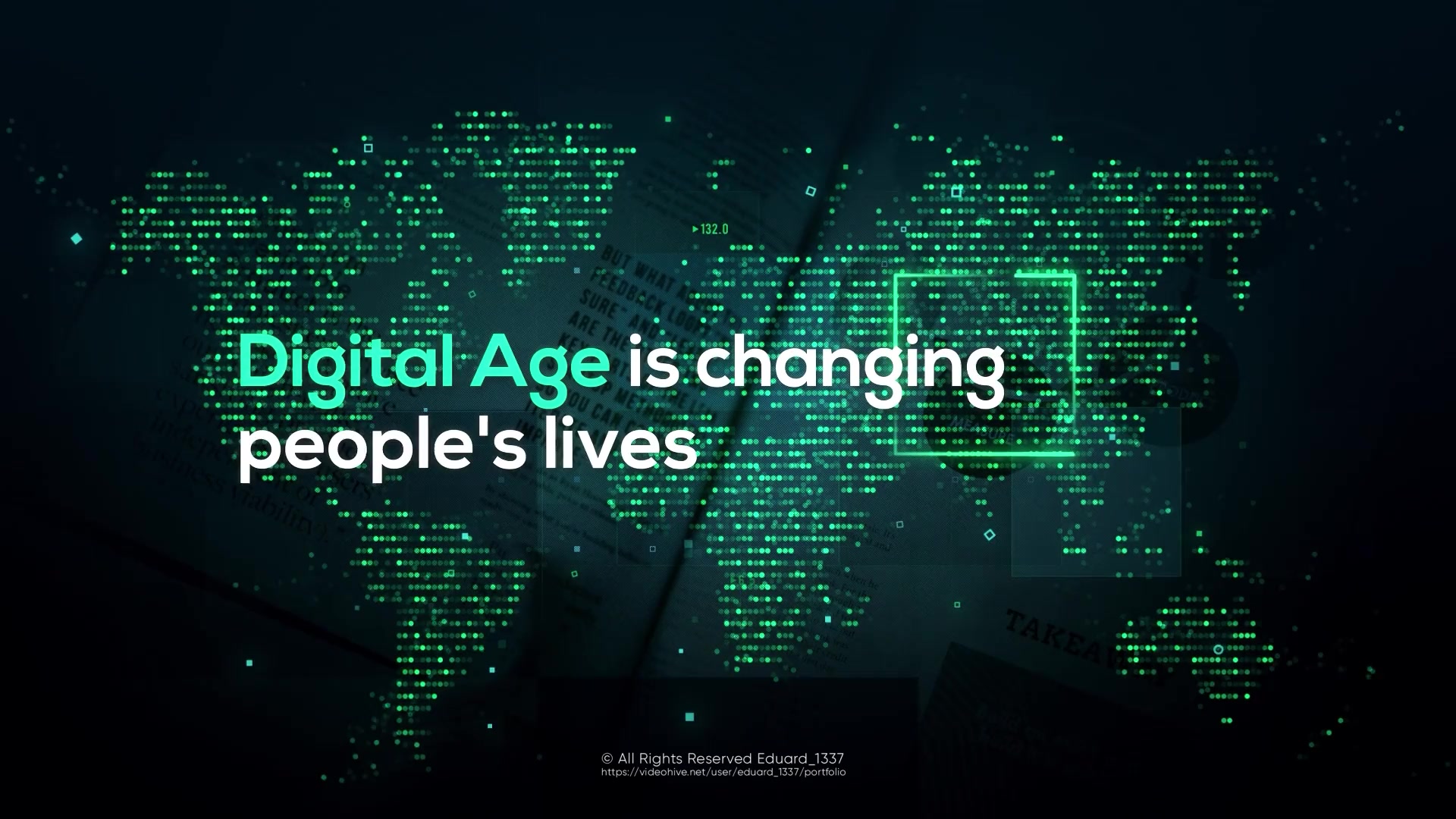 高科技图文展示金融报表