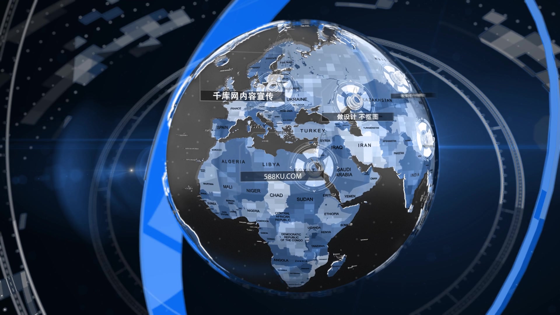 片头高科技地图